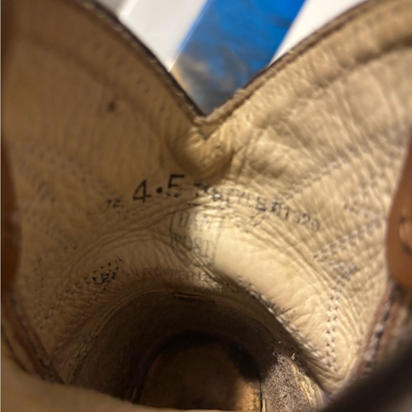 Dan Post ostrich leather  toddler unisex boots sz 4.5 - Picture 12 of 12